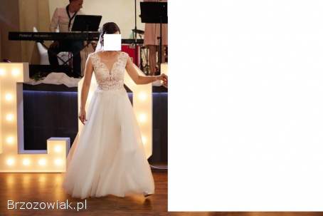 Zjawiskowa wygodna suknia ślubna Erica rozmiar M