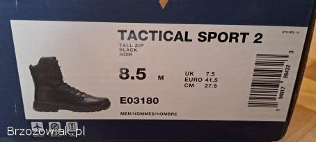 Buty Bates Tactical Sport 2 Tall Side Zip E03180,  R.  41,  5,  NOWE