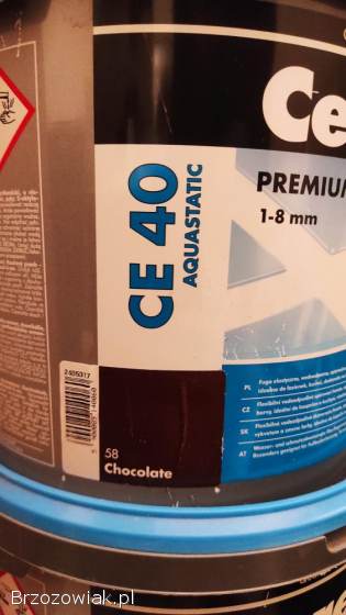 Ceresit -  CE 40 CHOCOLATE -  fuga elastyczna 5 kg