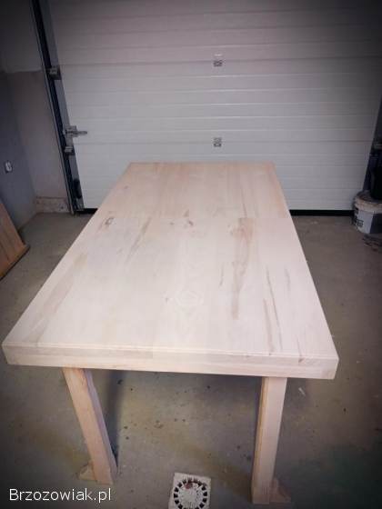 Stół z litego drewna jesion