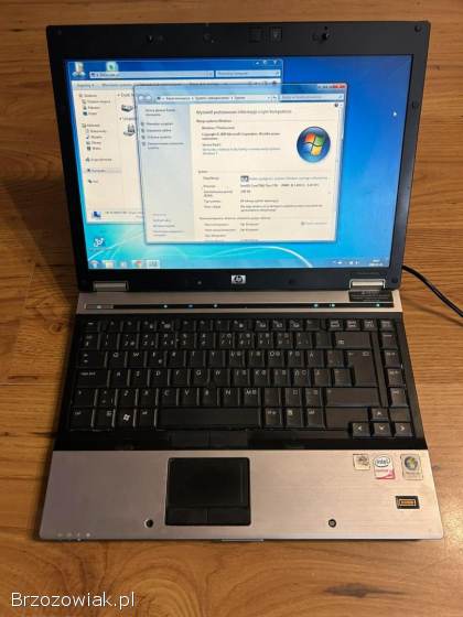 Laptop HP EliteBook 6930p 2.  4GHz 4GB 120GB SSD biznesowy metalowy