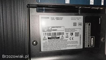 Telewizor Samsung UE65MU7002T -  uszkodzona matryca
