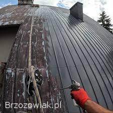 Malowanie dachów,  oraz ich renowacja i wszystkie prace na wysokości