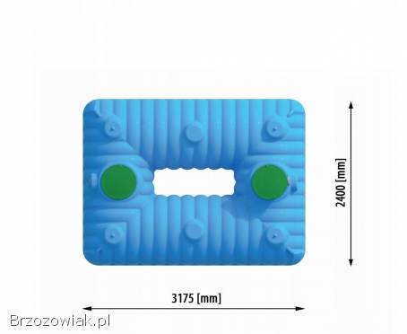 Zbiornik na deszczówkę BOLT 7000 l z filtrem -  Marseplast