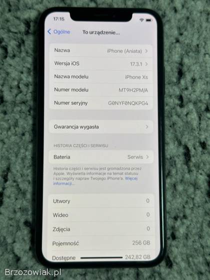 IPhone Xs 256GB Space Gray