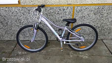 Rower 24 cale GIANT 3 szt aluminiowy,  BIALY,  liliowy,  różowy