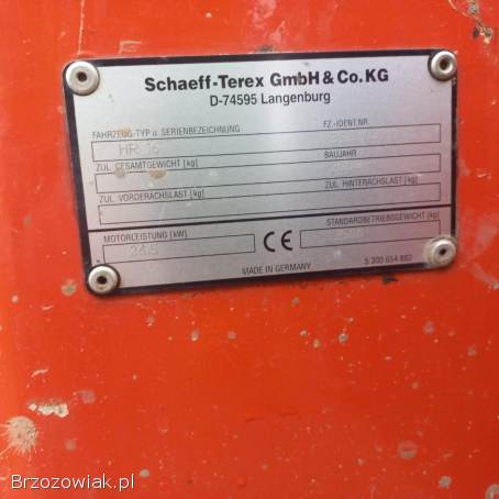 Schaeff-terex hr16 tc35