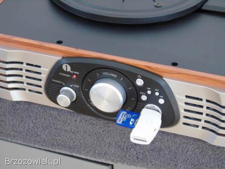 Gramofon,  USB rec mp-3 igła wzm głośniki.  WYSYŁKA