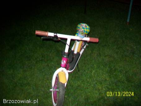 Rowerek biegowy z hamulcem