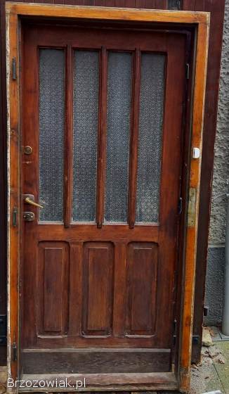Drzwi wejściowe dębowe