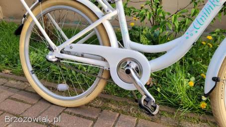 Rower biały młodzieżowy Unibike Princess