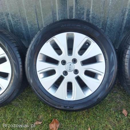 Oryginalne koła KIA RIO 4x100 Alufelgi 16 j.  nowe,  opony 195/55/R16