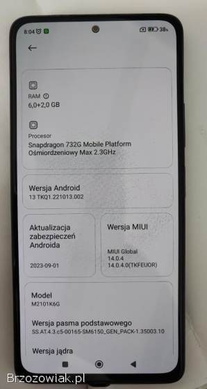 Smartfon XIAOMI Redmi Note 10 Pro 6/128GB 6.  67 120Hz Szary