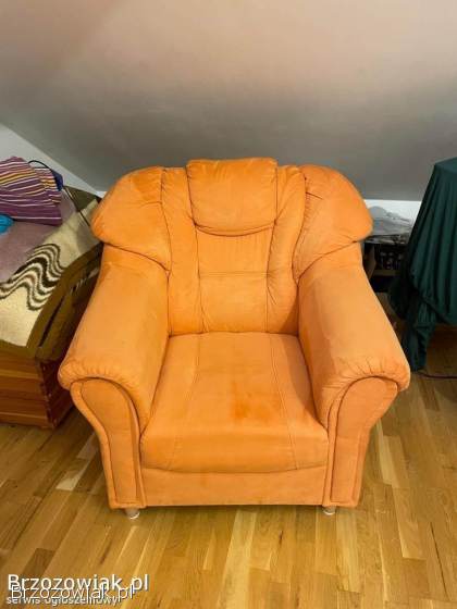 Kanapa/Sofa rozkładana + 2 fotele -  stan idealny