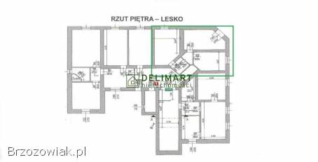 Lesko -  centrum,  powierzchnia biurowo-usługowa 60 m2