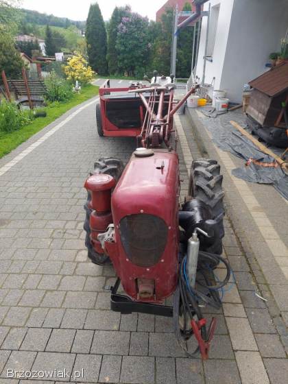 Dzik ciągnik jednoosiowy traktorek traktor bungartz