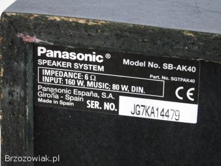 Kolumny Panasonic 2 x 160 wat sprawne.  WYSYŁKA.