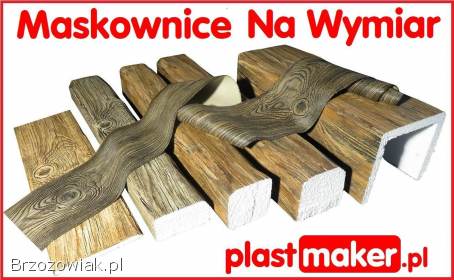 Belki rustykalne Na Wymiar maskownice styropianowe Tanie Belki imitacja drewna
