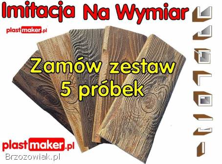 Belki rustykalne Na Wymiar maskownice styropianowe Tanie Belki imitacja drewna