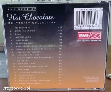 CD HOT CHOCOLATE-The Best of Hot Chocolate -  Centenary Collection.  70 s Glam Pop