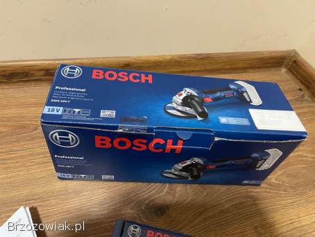 Szlifierka kątowa Bosch GWS 18V 7 z baterią 4 ah nowe
