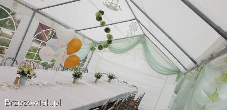 Namiot ogrodowy pod imprezy plenerowe