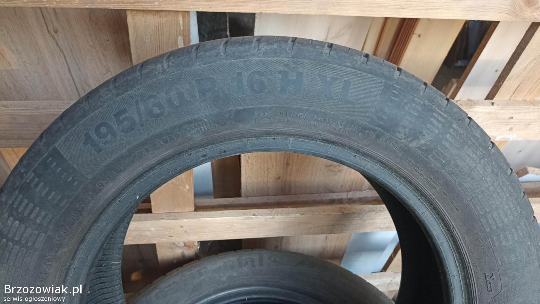 Opony letnie Continental 195/60/R16 H XL