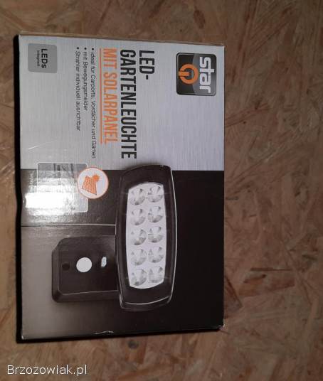 Nowa lampa led z czujnikiem