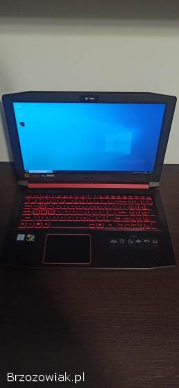 Laptop Gamingowy Acer Nitro 5,  GeForce GTX 1050,  i5 8300h + pokrowiec GRATIS