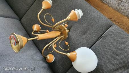 Lampa i 5 kloszy na żarówkę E 27