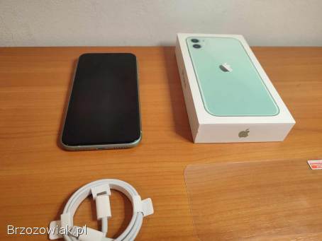 Okazja!  Iphone 11 -  Zielony!  Super Stan!  Gwarancja!