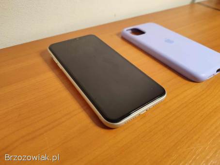 Okazja!  Oryginalny Iphone 11 -  Biały!  Super Stan!  Nowa Bateria!