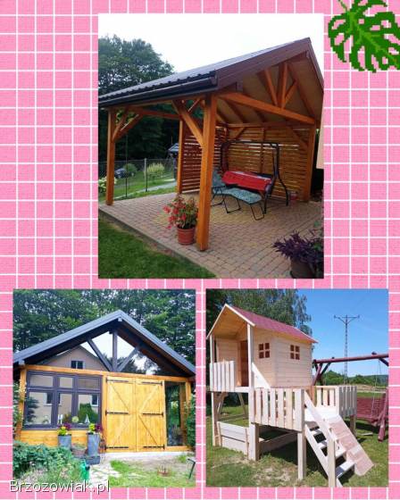 Wiata altana domki ogrodowe