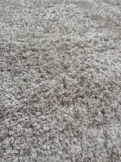 Szary dywan shaggy miękki puszysty 150x220