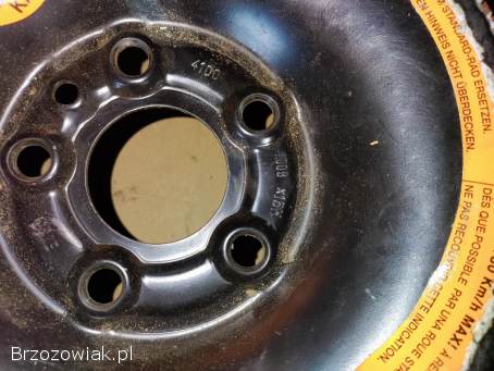 Koło zapasowe dojazdowe 5x98 125/80 R15 15