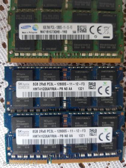 Pamięć RAM -  8GB -  DDR3L do laptopa