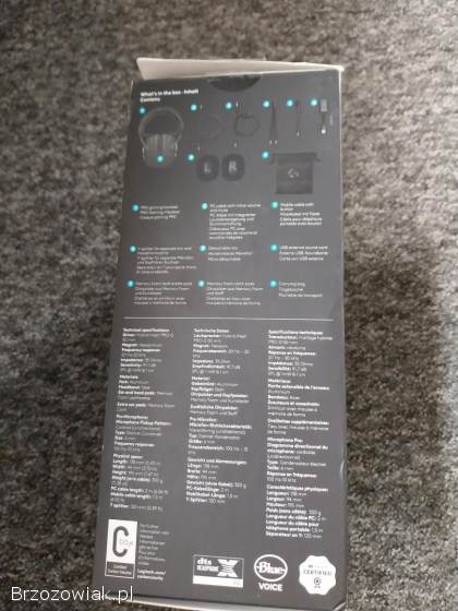 Słuchawki Logitech PRO X
