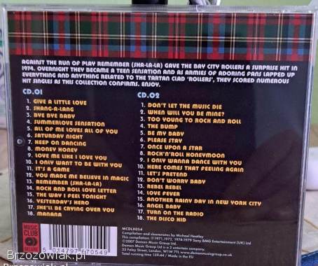 2CD BAY CITY ROLLERS-Give A Little Love-The Best Of.  Glam Rock.  Rarytas.