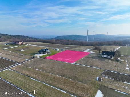 Widokowa działka w Łękach Dukielskich.