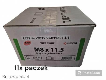 Nakrętka pazurkowa M8 x 15 mm kłowa t nut -  NOWE