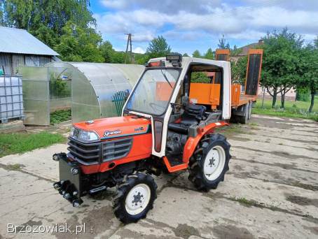 Traktorek Kubota GB16 komunalny/sadowniczy + osprzęt