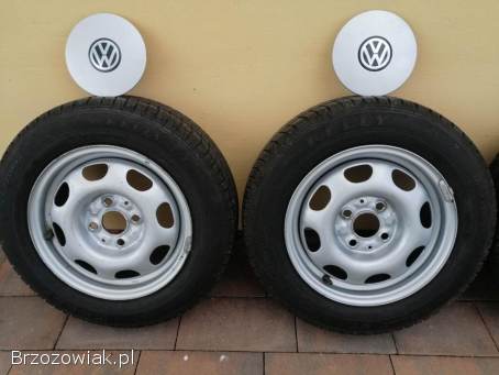 Felgi stalowe + opony letnie VW Polo 6n