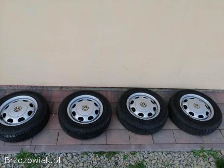Felgi stalowe + opony letnie VW Polo 6n