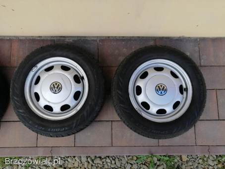 Felgi stalowe + opony letnie VW Polo 6n