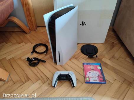 Okazja!  Konsola PS5 z napędem + pad i gra!  Playstation 5!  Gwarancja!