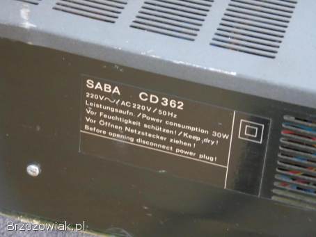 Magnetofon SABA CD-362 Vintage.  WYSYŁKA