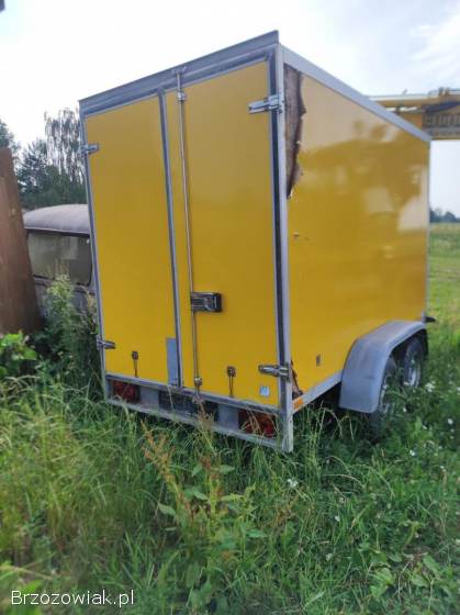 Przyczepa dwu osiowa przyczepka samochodowa