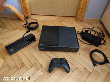 Okazja!  Xbox one + pad+ kinect i sporo gier!  Super Stan!  Gwarancja!