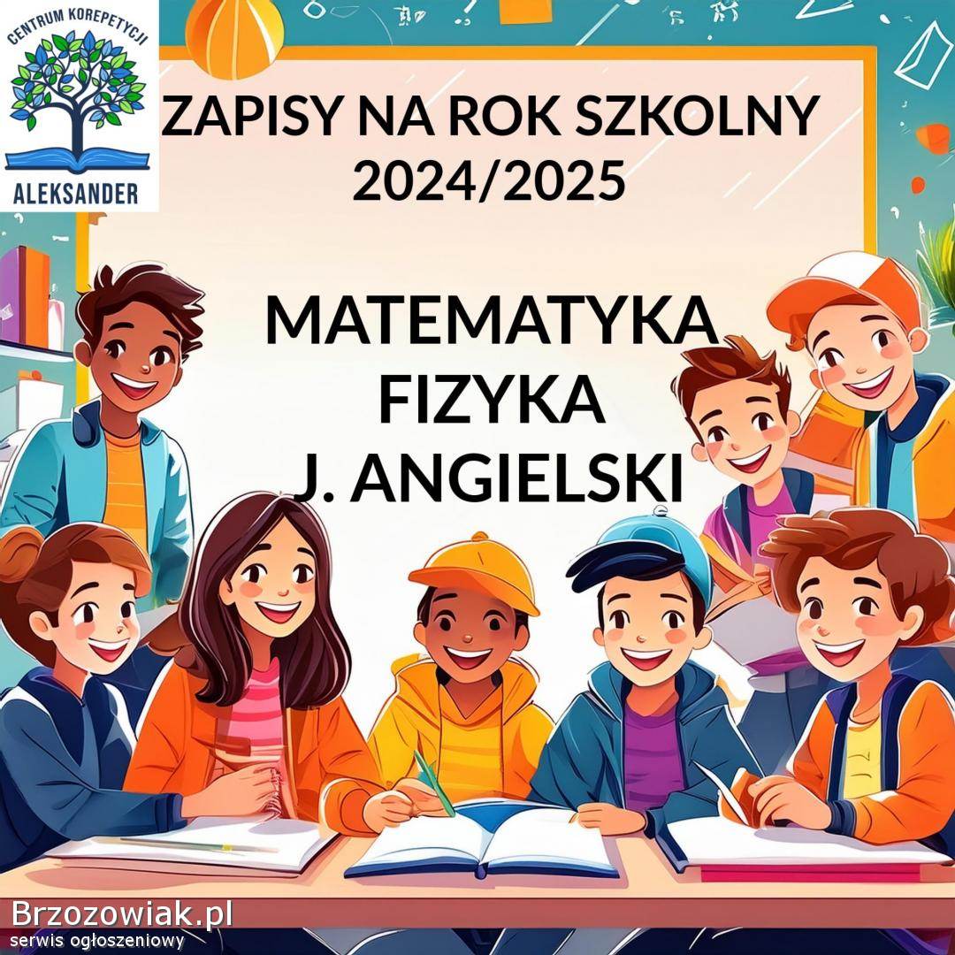 Matematyka,  Fizyka,  Angielski