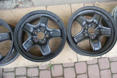 Felgi strukturalne Opel 16 cali rozstaw 5x110 z kołpakami Meriva B,  Astra Vectra